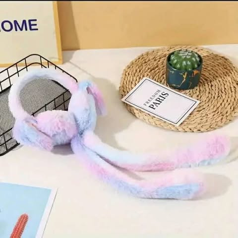 Fluffy  Rabbit Ears EarMuff's