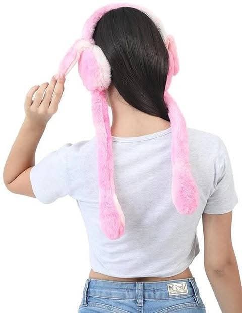 Fluffy  Rabbit Ears EarMuff's