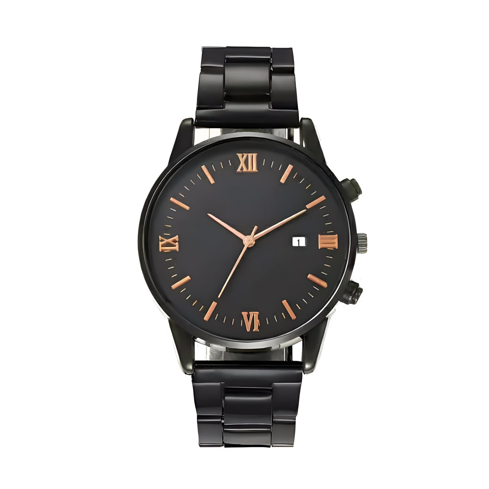 🕰️ Men's Roman Numeral Calendar Formal Watch