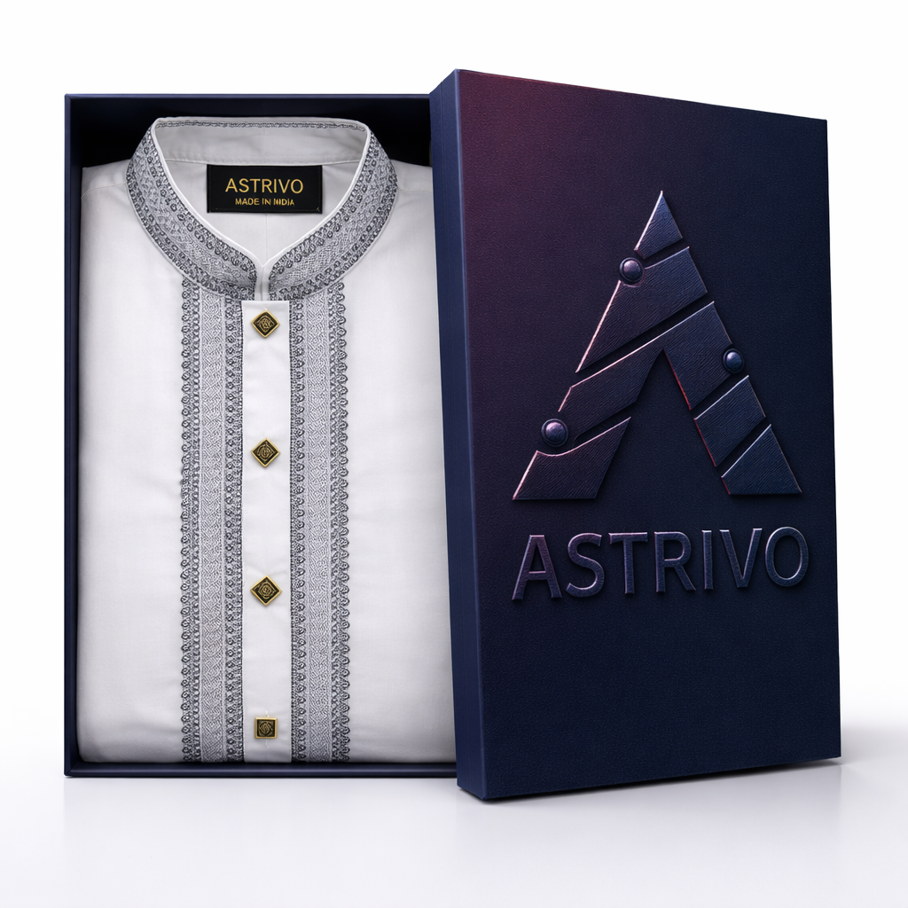 Simple White Panjabi