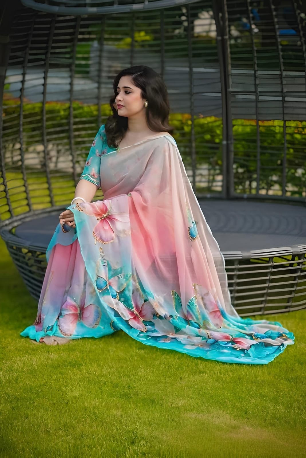 🌸 চান্দিনা সিল্ক শাড়ি