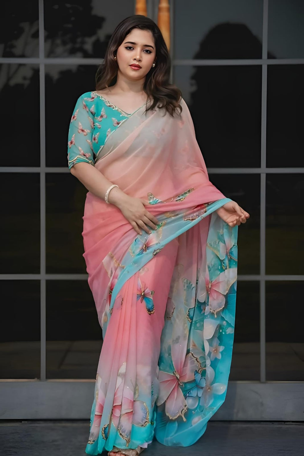 🌸 চান্দিনা সিল্ক শাড়ি